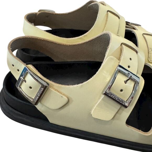 Birkenstock Cannes Butter Leather Buckle Unisex Sandals Women's 8 Men's 6 EU 39 - Picture 6 of 9